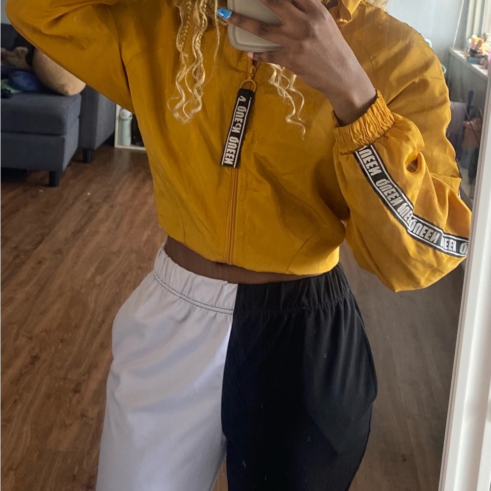 Vibrant Yellow Bomber Jacket